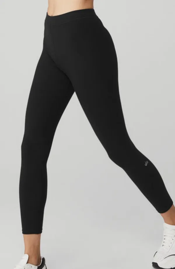 Alo Ribbed High-waist 7/8 Blissful Legging - Image 2