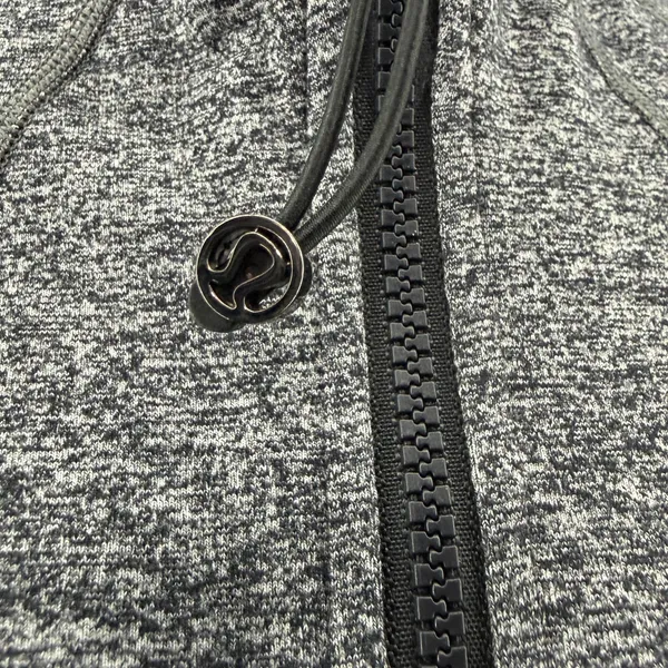 Lululemon Define Loun Jacket Vented Back Full Zip Heathered Black Womens 8 - Image 3