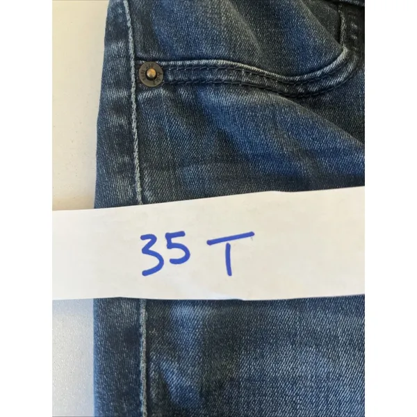Abercrombie Fitch Skinny Stretch Blue Denim Jeans Size 6R 28 x 29 - Image 9