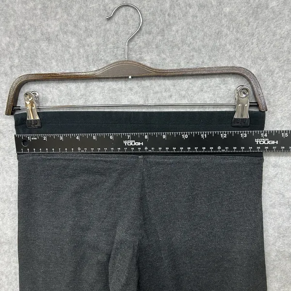 Victorias Secret PINK Yoga Leggings Charcoal Gray Pink Stripe Slim Joggers Small - Image 8