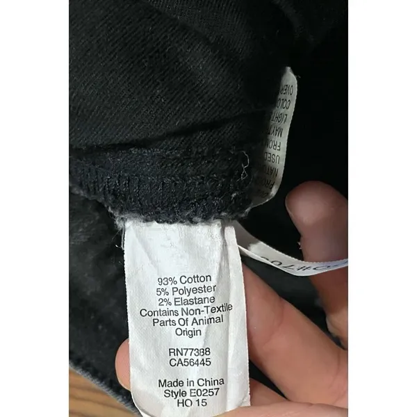 Madewell High Rise Skinny Jeans Faded Black Denim sz‎ 28 - Image 10