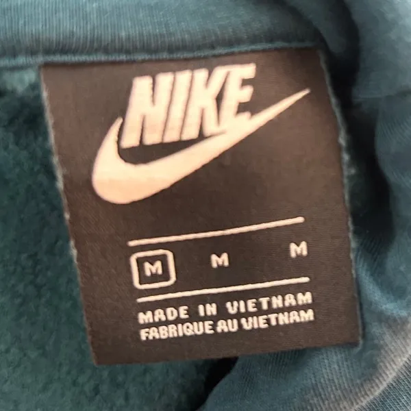 Nike‎ Cowl Neck Hoodie Small Logo Swoosh Fleece Lined Pullover Warm Soft Cozy - Image 8