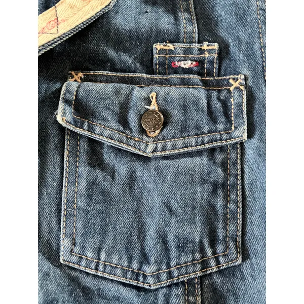 Coca Cola Vintage Trucker Denim Jean Jacket size Medium - Image 10