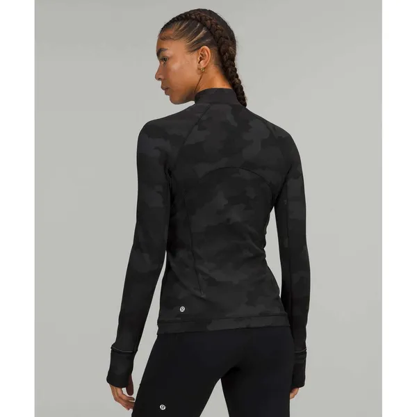 Lululemon Its Rulu Run Half Zip Heritage 365 Camo Deep Coal‎ Multi Pullover Sz 4 - Image 2