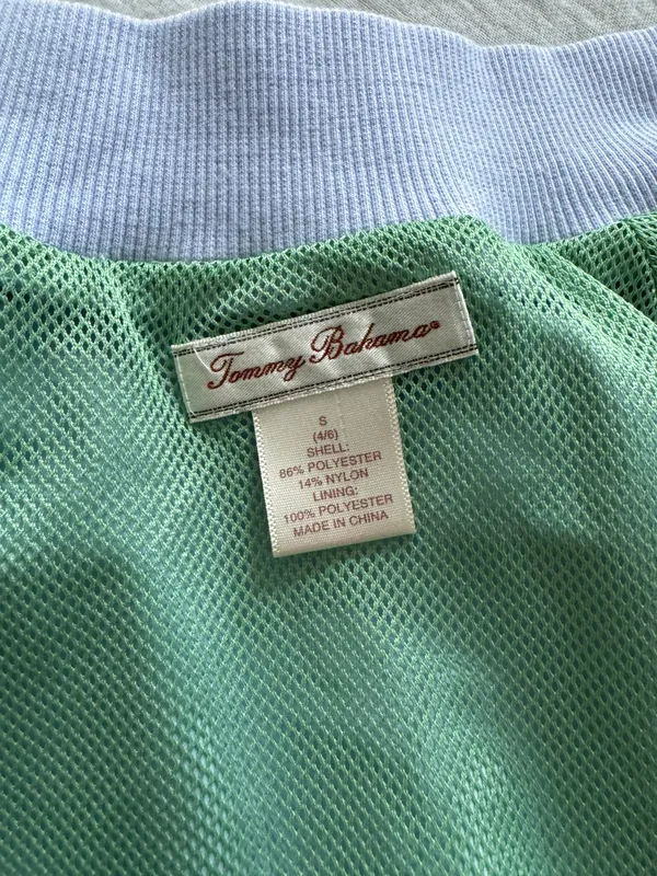 Tommy Bahama Light Blue Rain jacket Pullover - Image 4