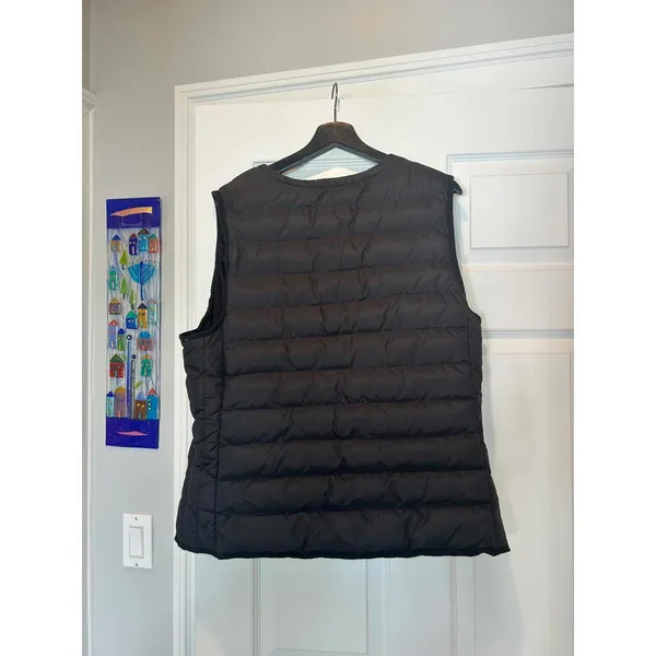 Venustas Black Quilted Heated Puffer Vest XL - Image 2
