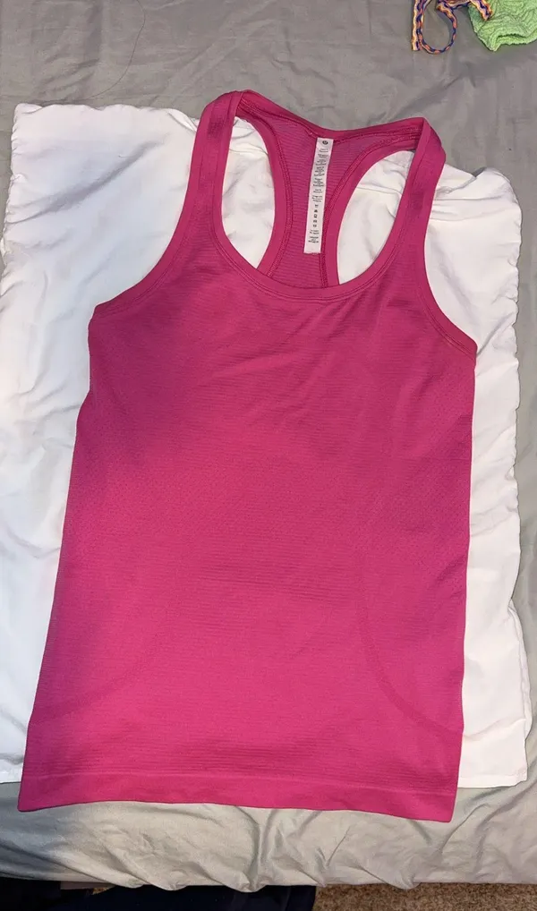 Sonic Pink Lululemon Racerback Tank - Image 3