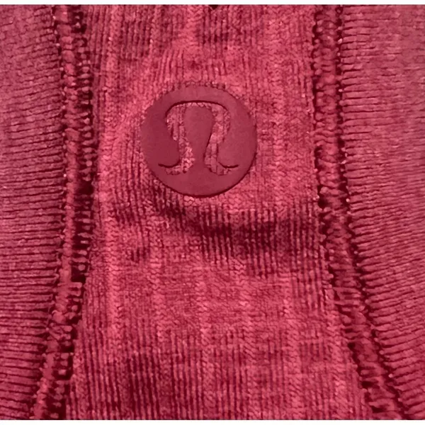 Lululemon Women's Ebb to Street Tank Berry Red Ribbed Racerback Size‎ 6 - Image 4