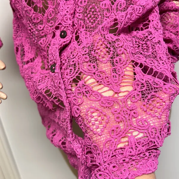 NWT Free People Lace Blouse - Image 5