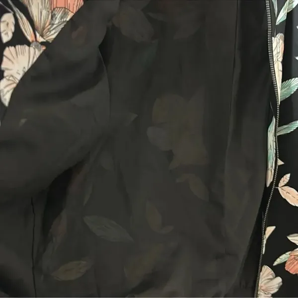 Decree Floral Print Bomber Jacket(Size Medium) - Image 8