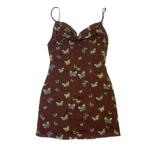 Urban Outfitters | Mallory Butterfly Mini Slip Dress | Medium - Image 13