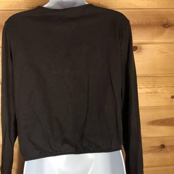 American Eagle Long-sleeve Lace front tie shirt - Image 5