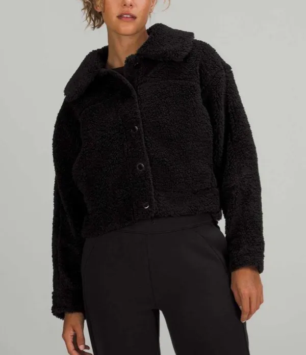Lululemon Textured Fleece Button Jacket - Image 2