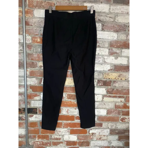 Counterparts Black Capri Button Accent Ankles Skinny Dress Pants Size M - Image 3