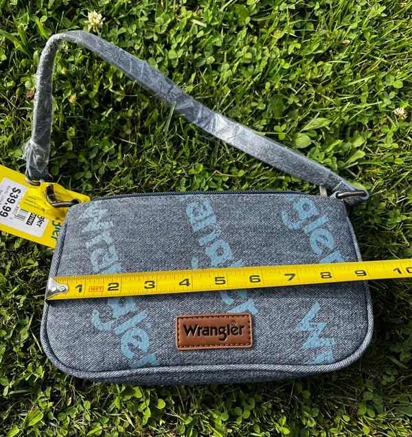 NWT Wrangler Denim Style Small Canvas Women’s Purse - Image 8