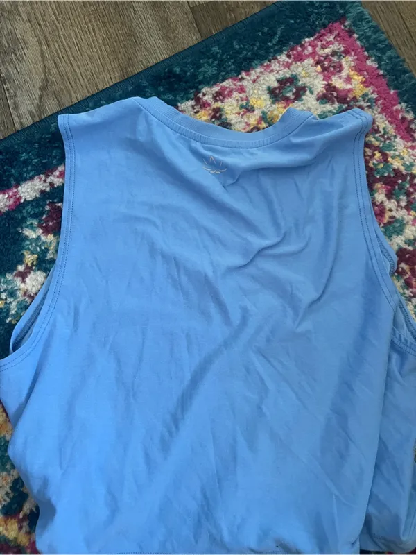 Beyond yoga Light Blue Sleeveless Crop Tank Top - Women - Image 7
