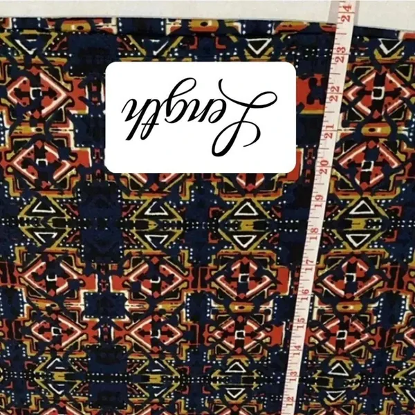 LuLaRoe Cassie Geometric Skirt Size Small Pull On Stretchy Pencil Skirt NWT - Image 6