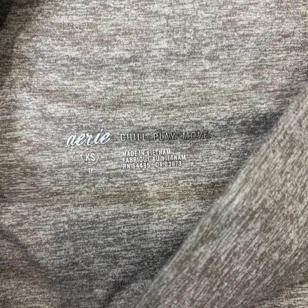 Aerie Womens High Waisted Leggings XS Taupe Heather Yoga Activewear Athletic - Image 2