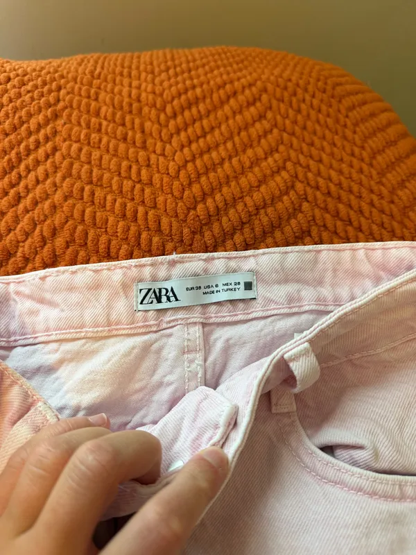 ZARA Straight Leg Jeans Denim - Image 4
