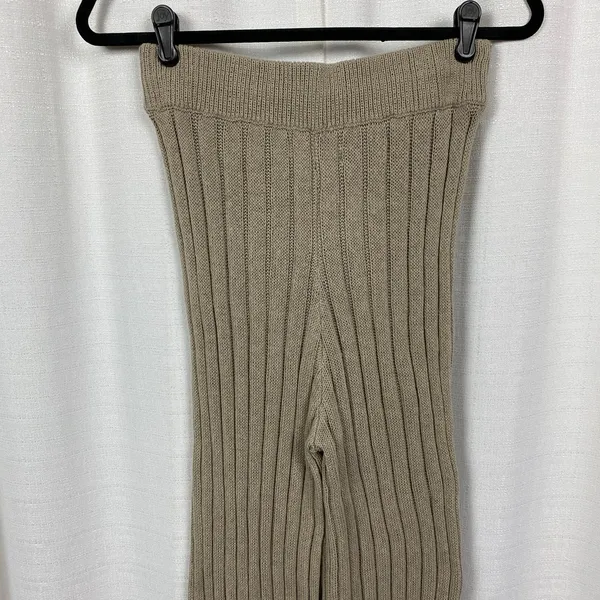 Free People Beach Tan Imogene Sweater Pants Sz.S - Image 9