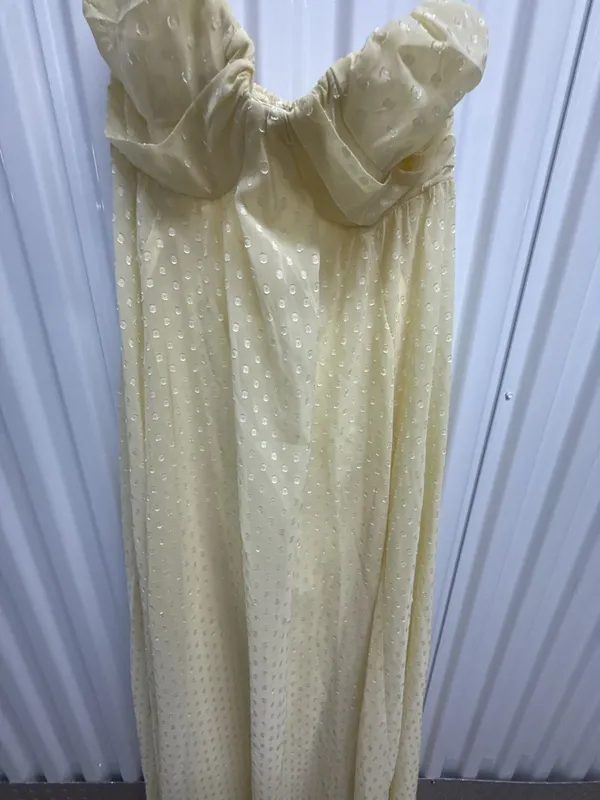 Hello Molly Secluded Grove Strapless Maxi Dress in Yellow - Image 2