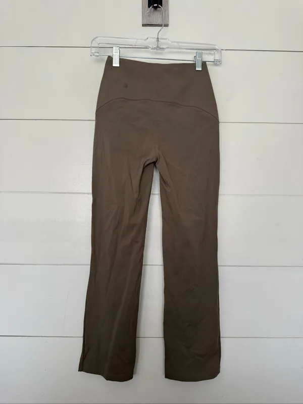 Lululemon Women’s 0 Brown Smooth Fit Pull on Flare Pants Wide Leg Flare - Image 2