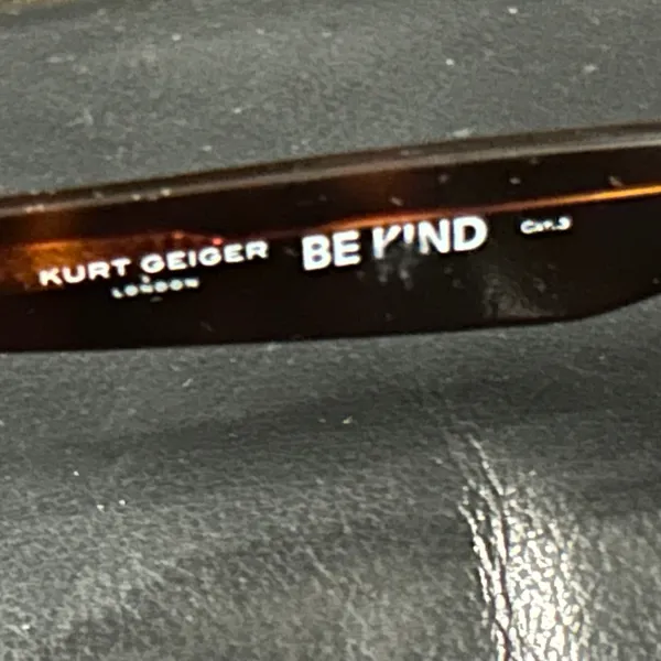 Kurt Geiger London Brown Cat-Eye Sunglasses - Image 8