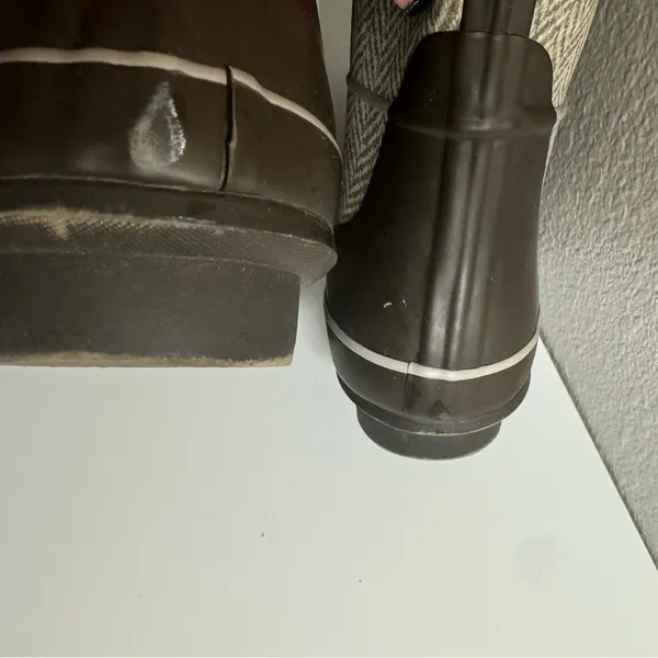 Arctic Shield size 10 Brown/Tan Sherpa Lined Waterproof Rubber Boots - Image 9