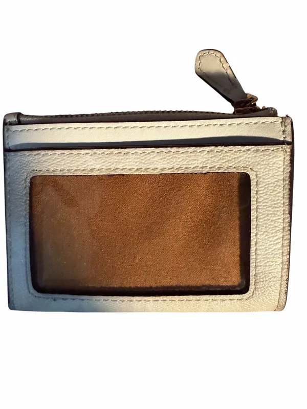 Coach Cream Leather Mini Skinny ID Case - Image 3