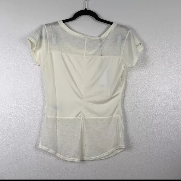 Gymshark Womens Whitney‎ Simmons Longline Lightweight Tee White XS NWT - Image 7