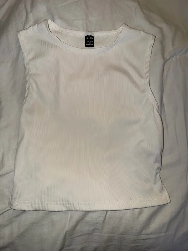 Tank Top Shein White - Image 4