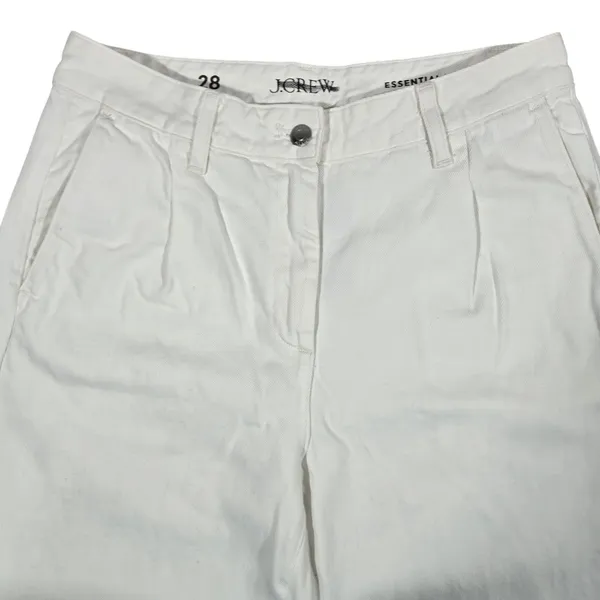 J. Crew Wide-leg essential jean in white denim 28 NWT‎ - Image 3