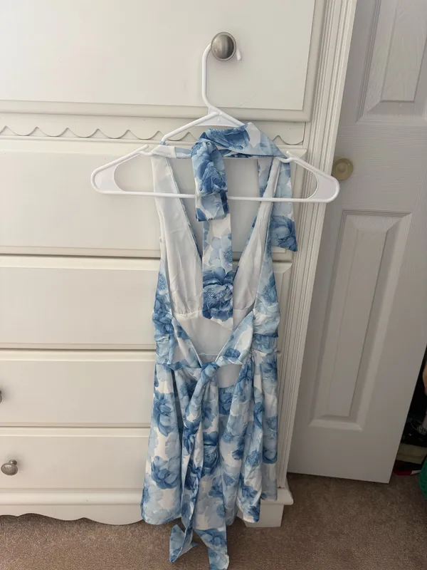 Floral Halter Dress Amazon - Image 4