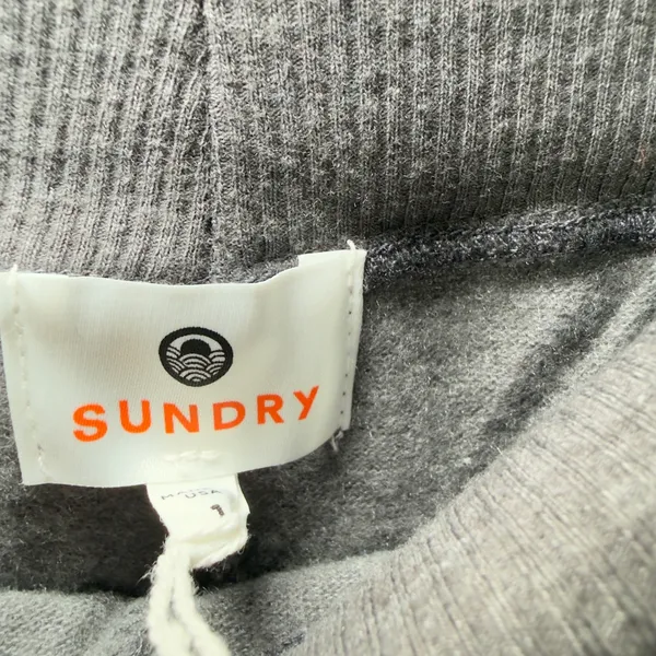 Sundry Women’s Small Jogger Sweatpants Vertical‎ Rainbow Side Stripe Travel - Image 9