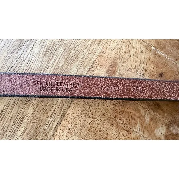 Banana Republic Metallic Leather Skinny Belt Knot Style Pewter Silver - Image 4