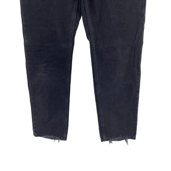 Free People We The Free Dakota Straight Leg Jeans Black Denim Size‎ 25 - Image 5