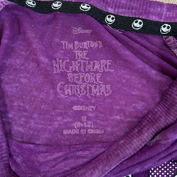 Disney NWOT nightmare before Christmas medium see through tahirt - Image 3