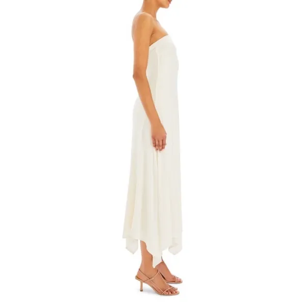 NWT Ser.o.ya Lucia Strapless Maxi Dress Porcelain Sz Large‎ $398 - Image 3