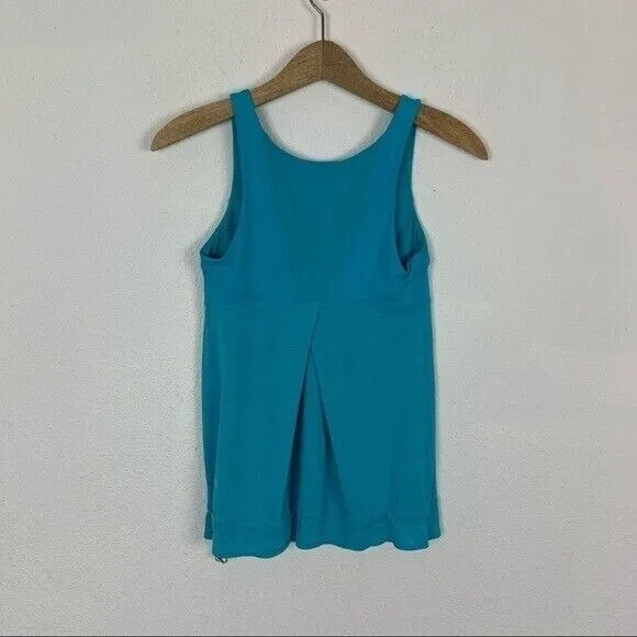 Lululemon Tank Top 6 Blue Racerback Activewear Gym Yoga Athleisure - Image 5