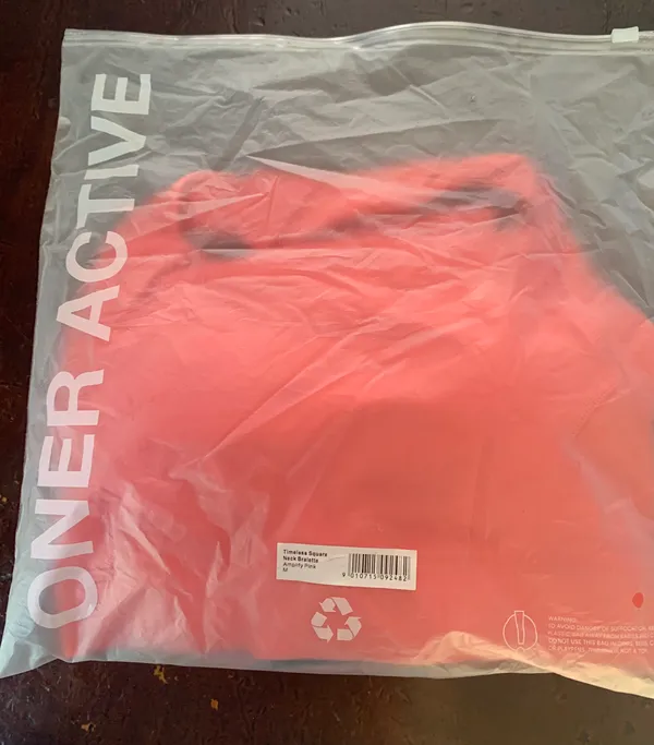 Oner Active Tímeles Square Neck Bralette Amplify Pink - Image 6