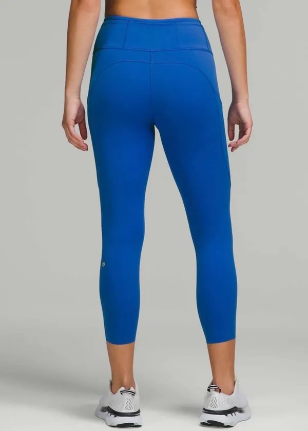 Lululemon Fast and Free High-Rise Crop 23" Blazer Blue Tone 6 - Image 6