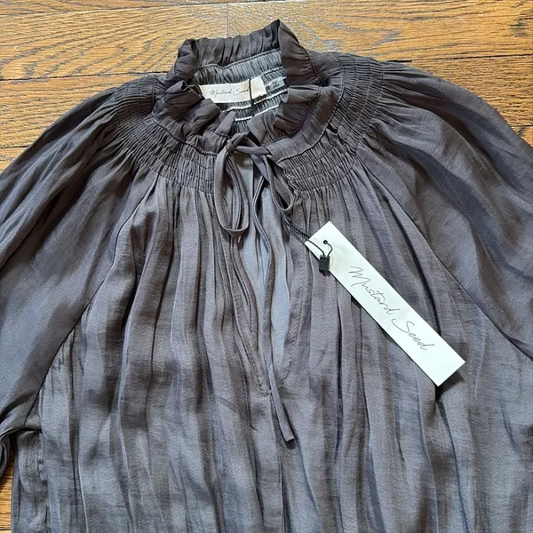 Mustard Seed NWT drop waist keyhole Dress, s - Image 2