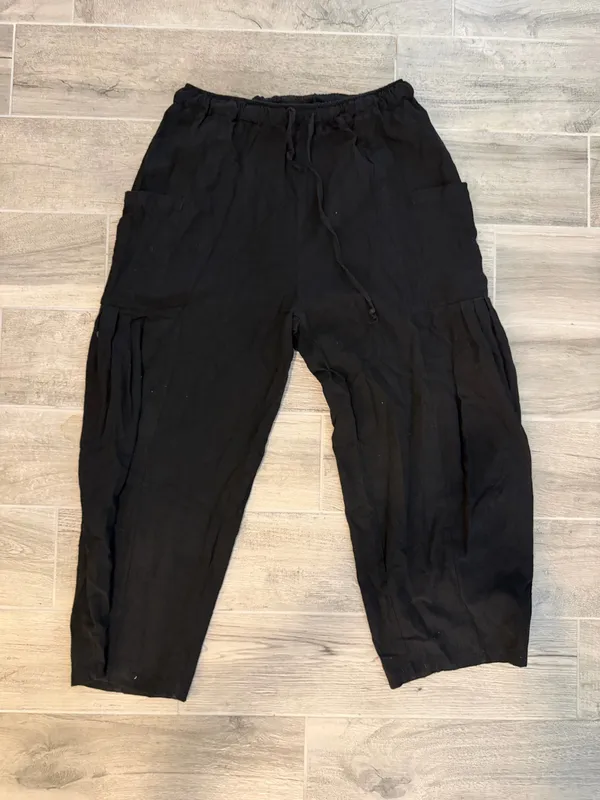 Barrel Black Pants - Image 2