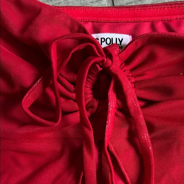 Princess Polly Vibrant Red Strapless Top - Image 4