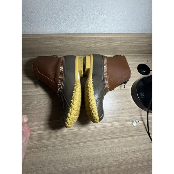 L.L.Bean Bean Boots 6.5" Chelsea Size 8 Duck Boots Need Insoles - Image 6