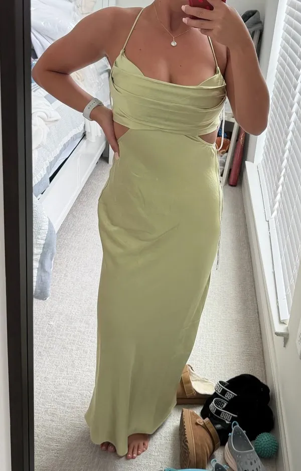Bebe Dress Satin - Image 2