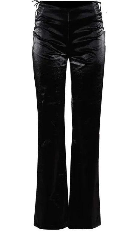 Tiger Mist Black Lace Up Cut Out Amity Pants - Image 6