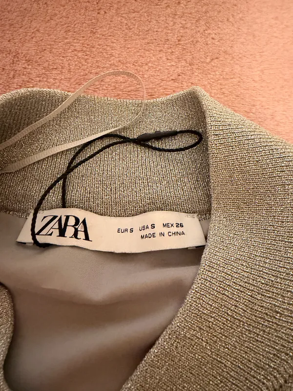 Glitter bomber jacket Zara  - Image 2