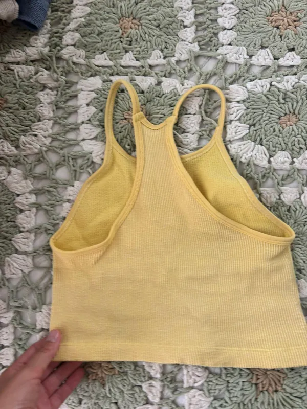 Yellow Workout Tank - Image 4