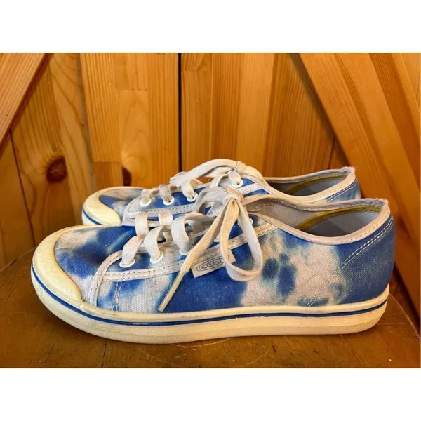 Keen Shoes Women's Size 7 Elsa Light Sneakers 1025292 Blue White - Image 3